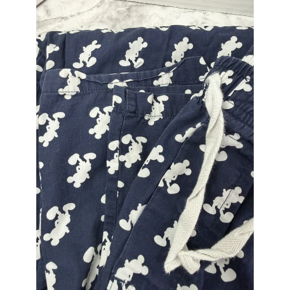 Disney Parks Pants Men's Large Navy Blue Mickey Mouse Lounge Pajamas